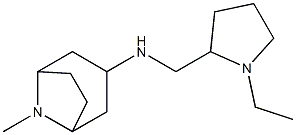 N-[(1-ethylpyrrolidin-2-yl)methyl]-8-methyl-8-azabicyclo[3.2.1]octan-3-amine 化学構造式