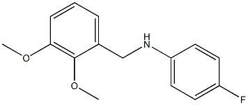 N-[(2,3-dimethoxyphenyl)methyl]-4-fluoroaniline Structure