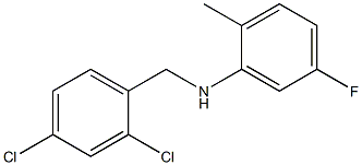 N-[(2,4-dichlorophenyl)methyl]-5-fluoro-2-methylaniline