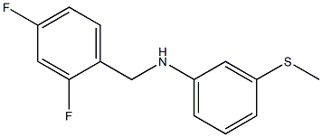 N-[(2,4-difluorophenyl)methyl]-3-(methylsulfanyl)aniline|