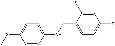 N-[(2,4-difluorophenyl)methyl]-4-(methylsulfanyl)aniline