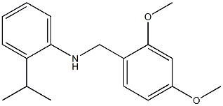 N-[(2,4-dimethoxyphenyl)methyl]-2-(propan-2-yl)aniline