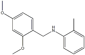 N-[(2,4-dimethoxyphenyl)methyl]-2-methylaniline Structure