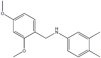  N-[(2,4-dimethoxyphenyl)methyl]-3,4-dimethylaniline