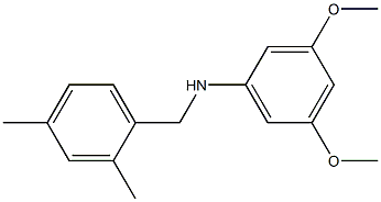 N-[(2,4-dimethylphenyl)methyl]-3,5-dimethoxyaniline Structure