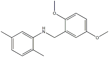 N-[(2,5-dimethoxyphenyl)methyl]-2,5-dimethylaniline Structure