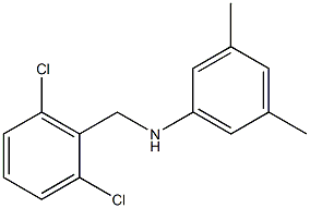 N-[(2,6-dichlorophenyl)methyl]-3,5-dimethylaniline Struktur