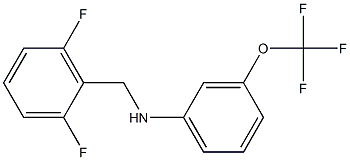 N-[(2,6-difluorophenyl)methyl]-3-(trifluoromethoxy)aniline Structure
