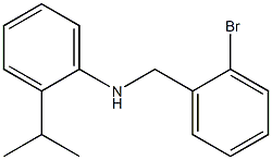 N-[(2-bromophenyl)methyl]-2-(propan-2-yl)aniline Structure