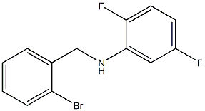 N-[(2-bromophenyl)methyl]-2,5-difluoroaniline Structure