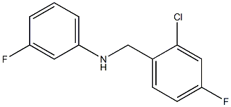 N-[(2-chloro-4-fluorophenyl)methyl]-3-fluoroaniline