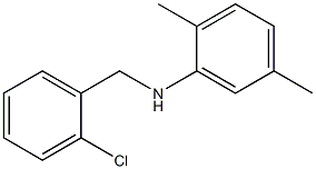 N-[(2-chlorophenyl)methyl]-2,5-dimethylaniline,,结构式