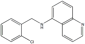 N-[(2-chlorophenyl)methyl]quinolin-5-amine Structure