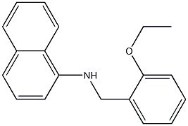 N-[(2-ethoxyphenyl)methyl]naphthalen-1-amine 结构式