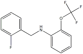 N-[(2-fluorophenyl)methyl]-2-(trifluoromethoxy)aniline