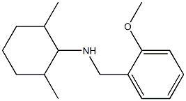 N-[(2-methoxyphenyl)methyl]-2,6-dimethylcyclohexan-1-amine,,结构式