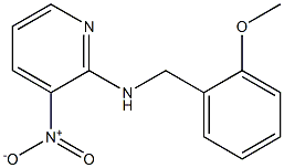 N-[(2-methoxyphenyl)methyl]-3-nitropyridin-2-amine,,结构式