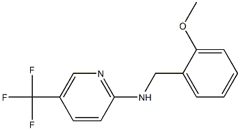 N-[(2-methoxyphenyl)methyl]-5-(trifluoromethyl)pyridin-2-amine Structure