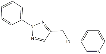 N-[(2-phenyl-2H-1,2,3-triazol-4-yl)methyl]pyridin-3-amine Struktur