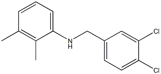 N-[(3,4-dichlorophenyl)methyl]-2,3-dimethylaniline 结构式