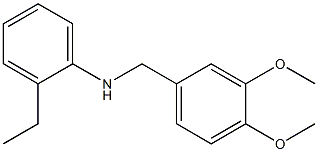 N-[(3,4-dimethoxyphenyl)methyl]-2-ethylaniline Structure