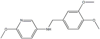 N-[(3,4-dimethoxyphenyl)methyl]-6-methoxypyridin-3-amine Structure