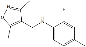 N-[(3,5-dimethyl-1,2-oxazol-4-yl)methyl]-2-fluoro-4-methylaniline