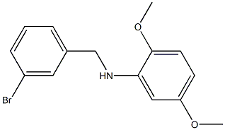 N-[(3-bromophenyl)methyl]-2,5-dimethoxyaniline Structure