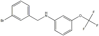 N-[(3-bromophenyl)methyl]-3-(trifluoromethoxy)aniline