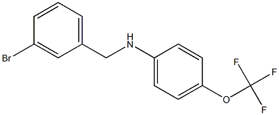  N-[(3-bromophenyl)methyl]-4-(trifluoromethoxy)aniline