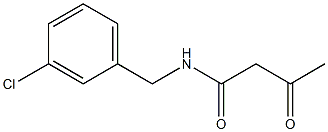  N-[(3-chlorophenyl)methyl]-3-oxobutanamide