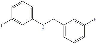  N-[(3-fluorophenyl)methyl]-3-iodoaniline