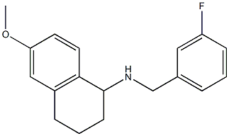  N-[(3-fluorophenyl)methyl]-6-methoxy-1,2,3,4-tetrahydronaphthalen-1-amine