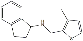 N-[(3-methylthiophen-2-yl)methyl]-2,3-dihydro-1H-inden-1-amine Structure