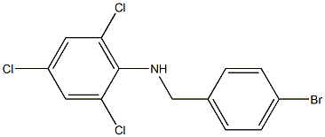  N-[(4-bromophenyl)methyl]-2,4,6-trichloroaniline