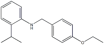 N-[(4-ethoxyphenyl)methyl]-2-(propan-2-yl)aniline Struktur