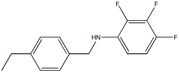 N-[(4-ethylphenyl)methyl]-2,3,4-trifluoroaniline 结构式