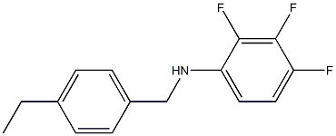 N-[(4-ethylphenyl)methyl]-2,3,4-trifluoroaniline 化学構造式