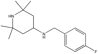 N-[(4-fluorophenyl)methyl]-2,2,6,6-tetramethylpiperidin-4-amine Struktur