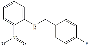 N-[(4-fluorophenyl)methyl]-2-nitroaniline Struktur