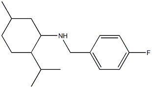 N-[(4-fluorophenyl)methyl]-5-methyl-2-(propan-2-yl)cyclohexan-1-amine|