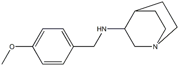  N-[(4-methoxyphenyl)methyl]-1-azabicyclo[2.2.2]octan-3-amine