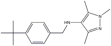 N-[(4-tert-butylphenyl)methyl]-1,3,5-trimethyl-1H-pyrazol-4-amine