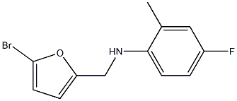 N-[(5-bromofuran-2-yl)methyl]-4-fluoro-2-methylaniline