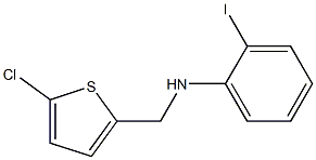 N-[(5-chlorothiophen-2-yl)methyl]-2-iodoaniline Structure