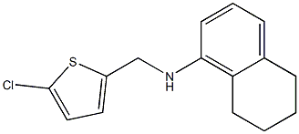 N-[(5-chlorothiophen-2-yl)methyl]-5,6,7,8-tetrahydronaphthalen-1-amine Structure