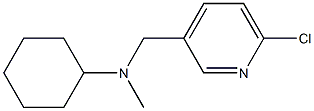 N-[(6-chloropyridin-3-yl)methyl]-N-methylcyclohexanamine Struktur