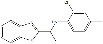 N-[1-(1,3-benzothiazol-2-yl)ethyl]-2-chloro-4-methylaniline|