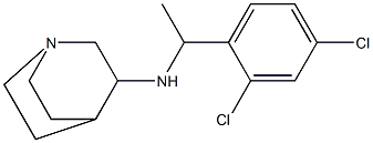 N-[1-(2,4-dichlorophenyl)ethyl]-1-azabicyclo[2.2.2]octan-3-amine