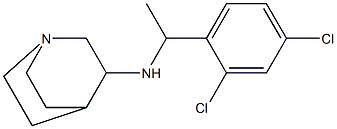  N-[1-(2,4-dichlorophenyl)ethyl]-1-azabicyclo[2.2.2]octan-3-amine